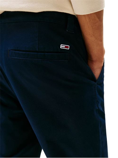 Pantalone blu in cotone Tommy Jeans | DM0DM20282C1G